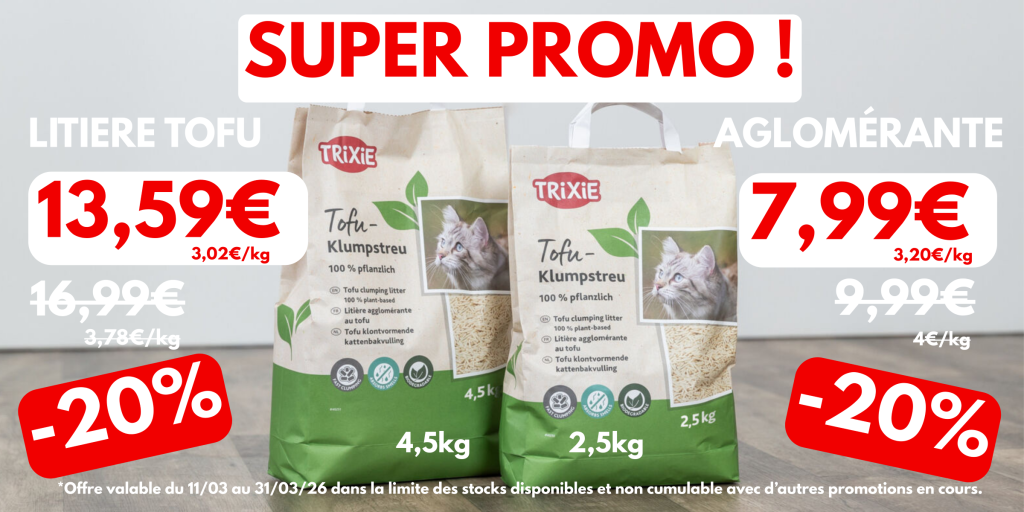 Promo litière pour chat